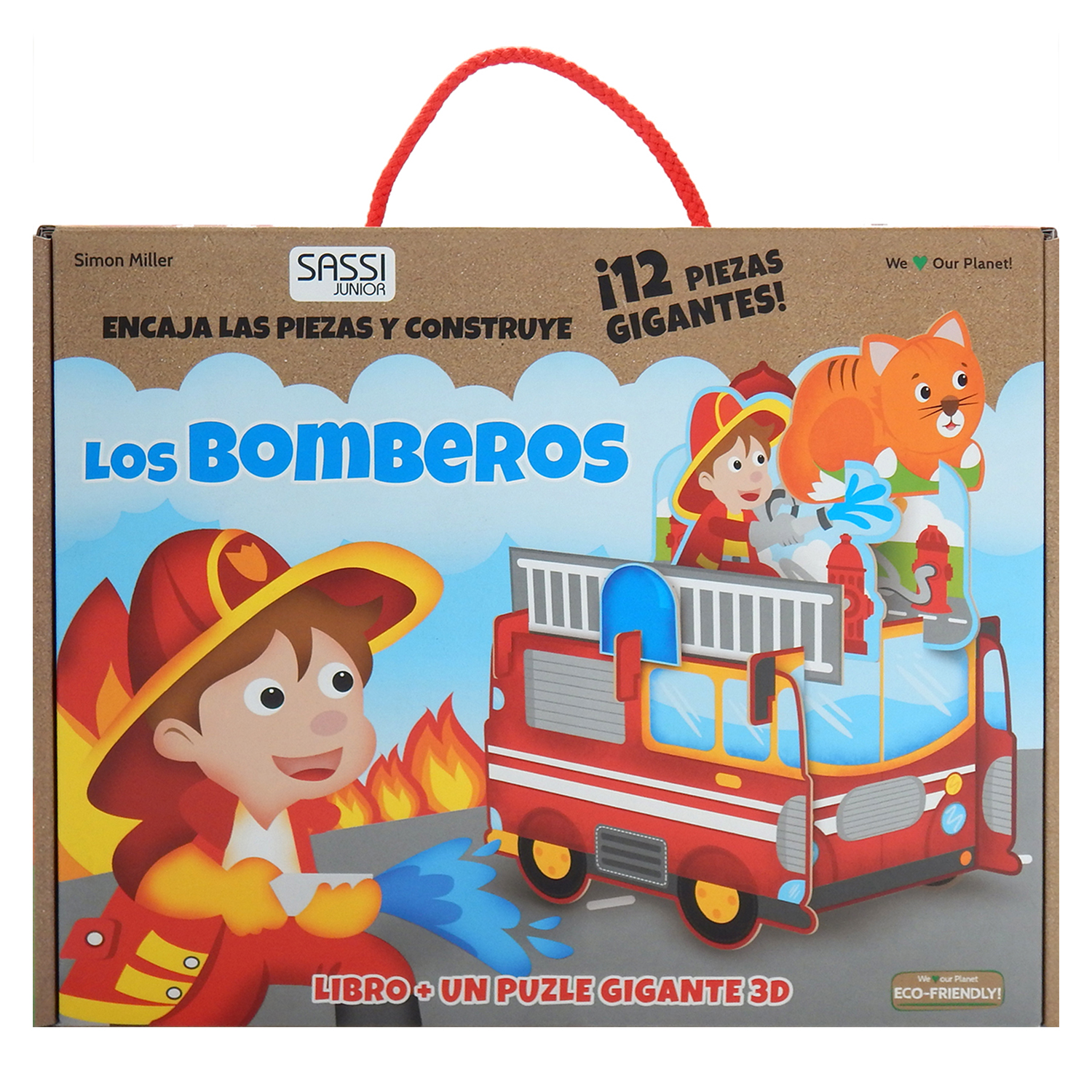 Foto 1 | Los Bomberos Sassi Pack Multicolor