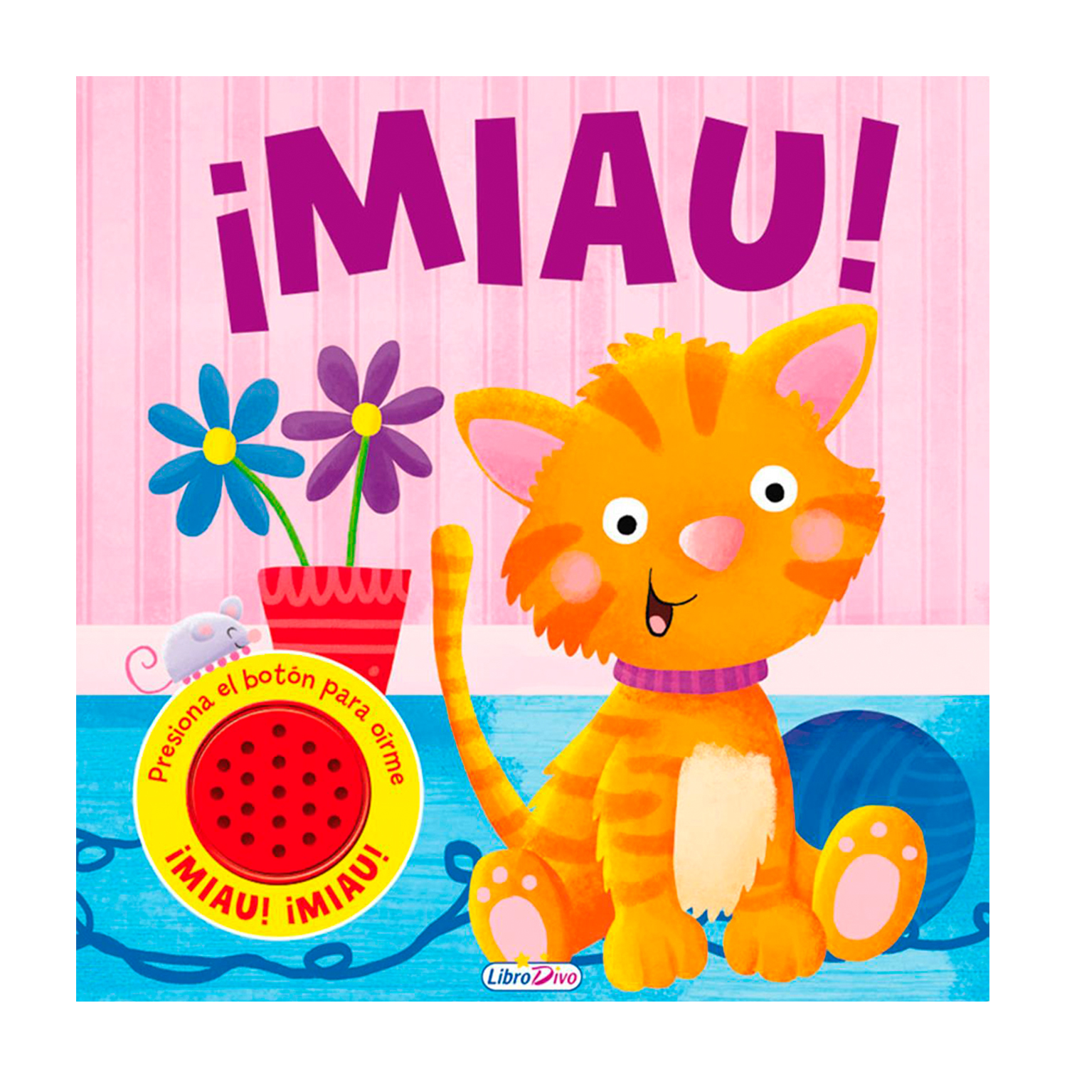 ¡miau! Libro Divo Pasta Dura Rosa