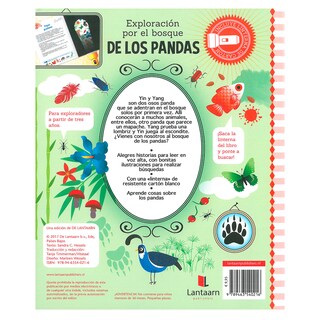 Foto 2 | Libro Exploración por el Bosque de Los Pandas Laantarn Pasta Dura color Verde