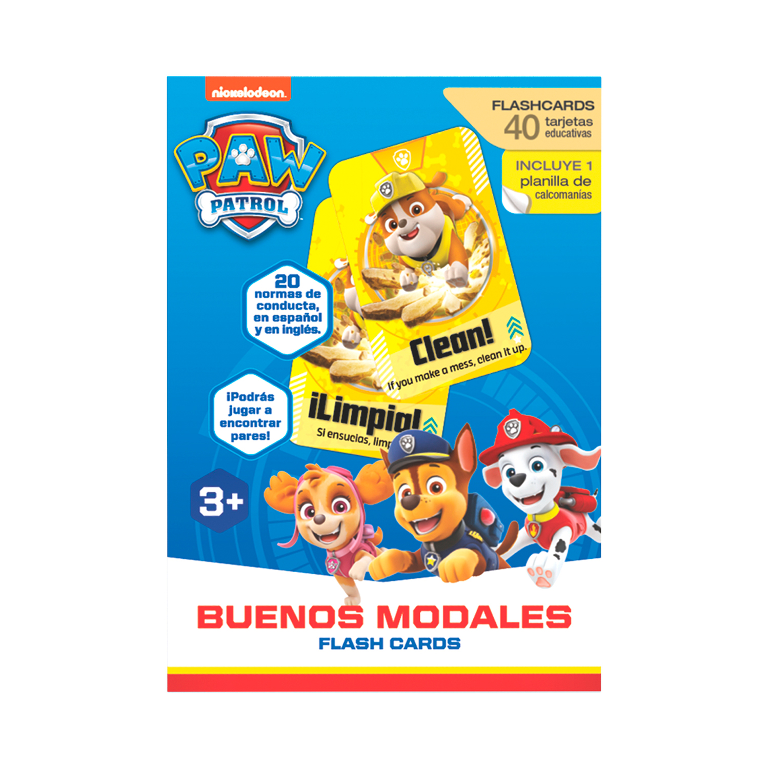 Flashcards Novelty Buenos Modales Paw Patrol