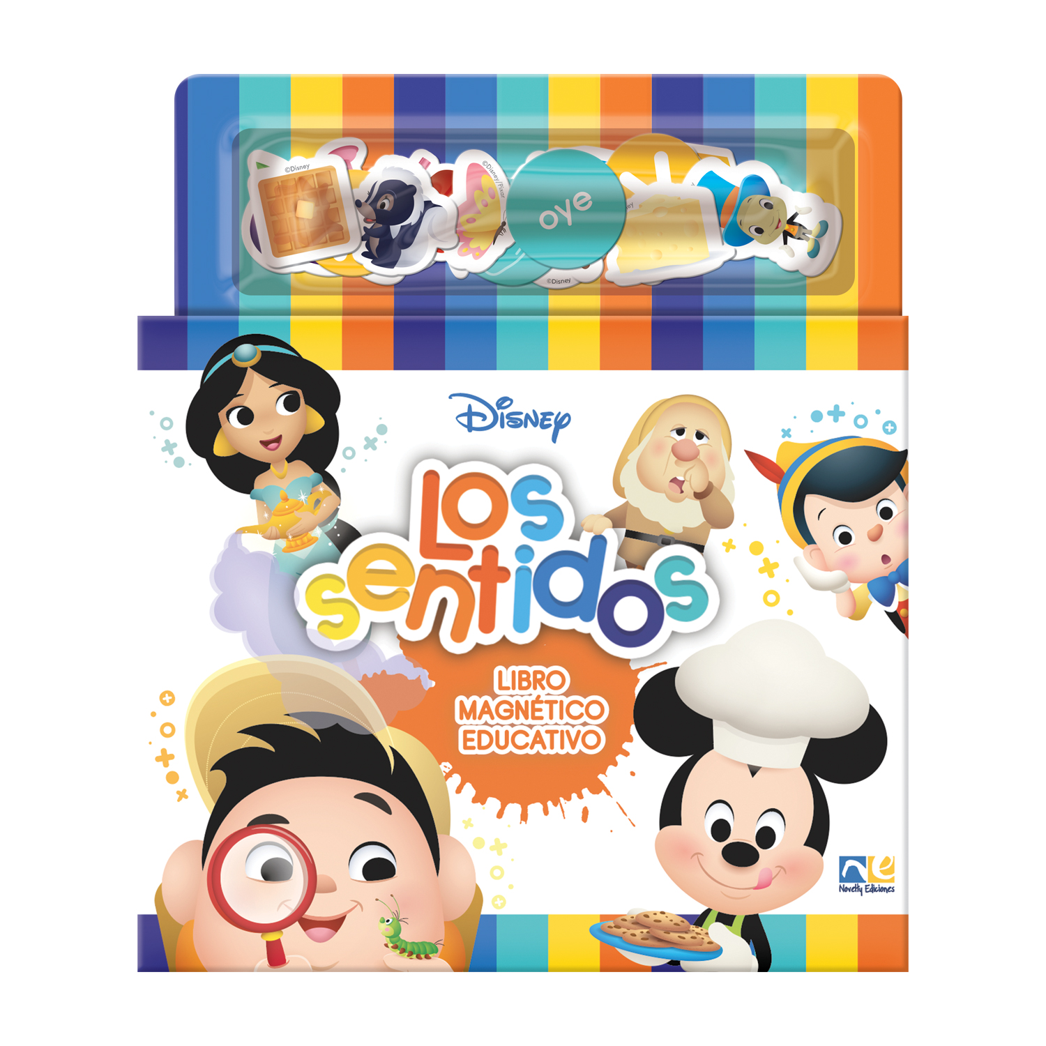 Mini Libro Magnético Disney Los Sentidos - Novelty