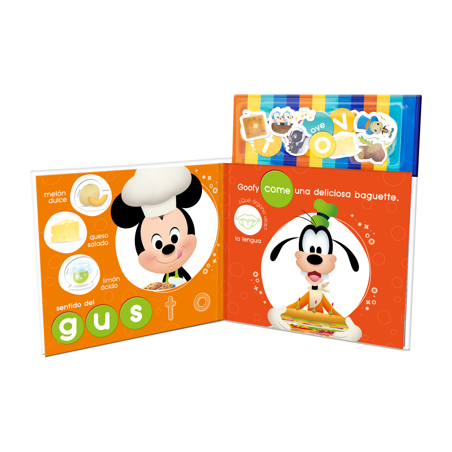 Foto 2 | Mini Libro Magnético Disney Los Sentidos - Novelty