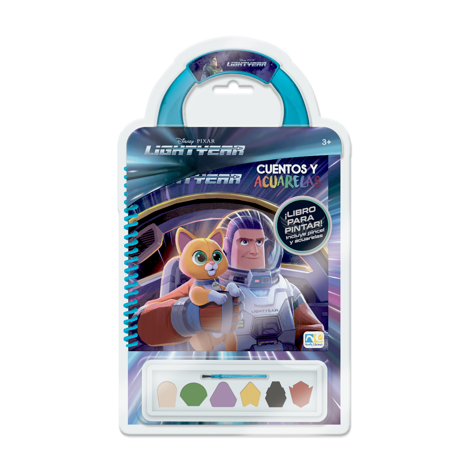 Libro de Cuentos y Acuarelas Disney Lightyear - Novelty Multicolor
