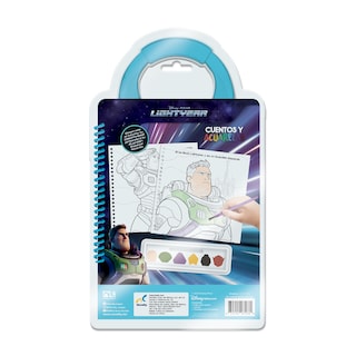 Foto 3 | Libro de Cuentos y Acuarelas Disney Lightyear - Novelty Multicolor
