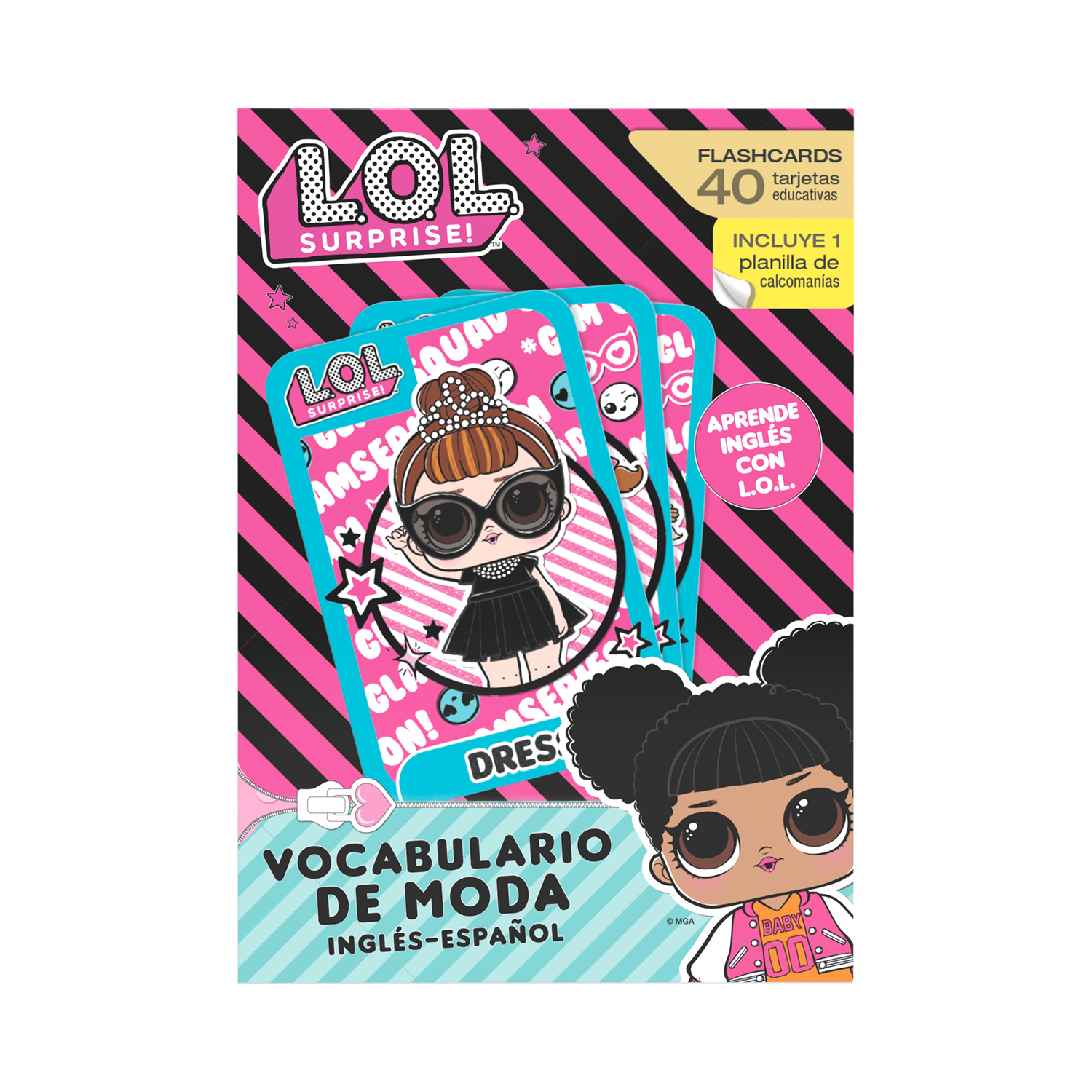 Flashcards L.o.l Vocabulario Inglés Español - Novelty Multicolor