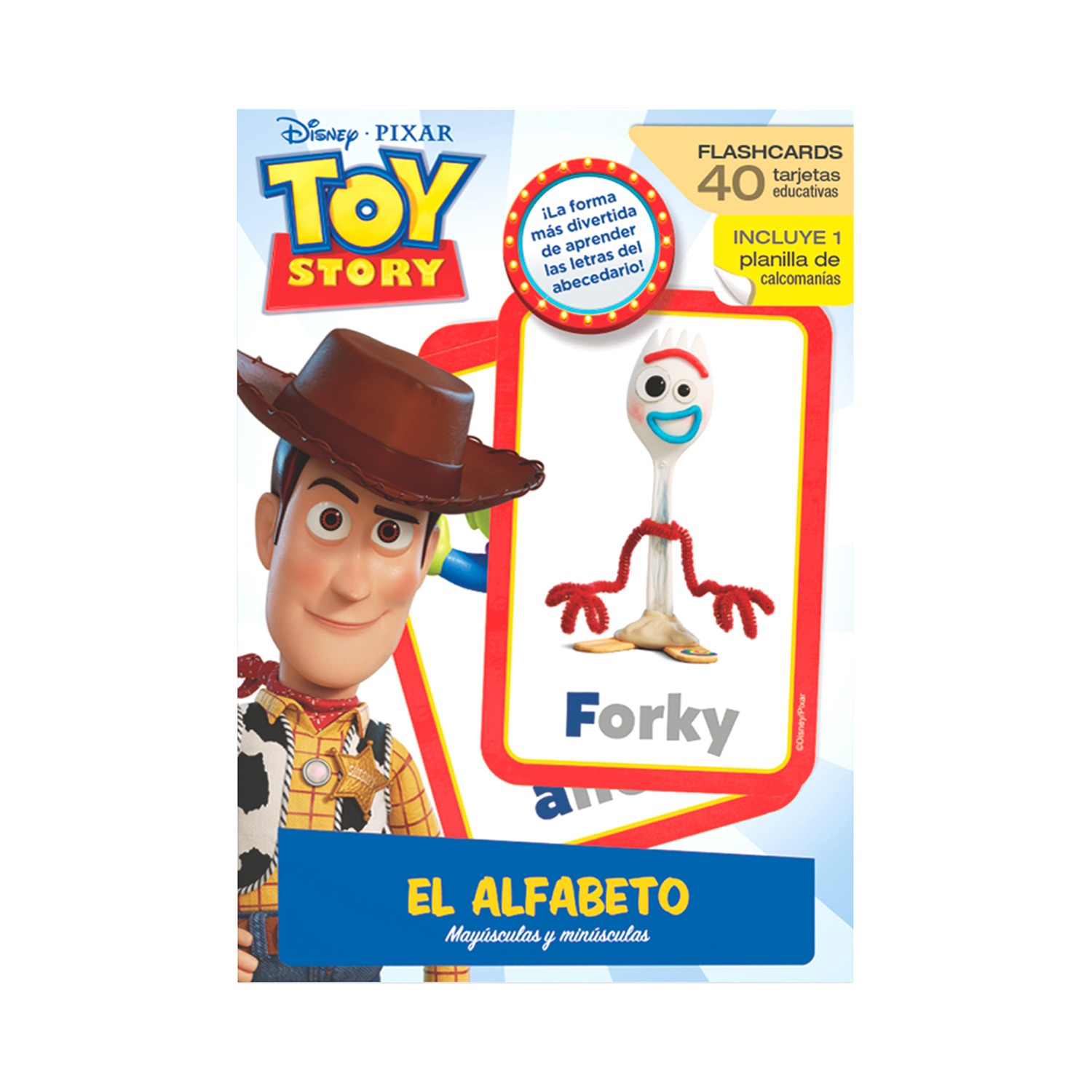 Foto 2 pulgar | Flashcards Alfabeto Toy Story - Novelty Multicolor