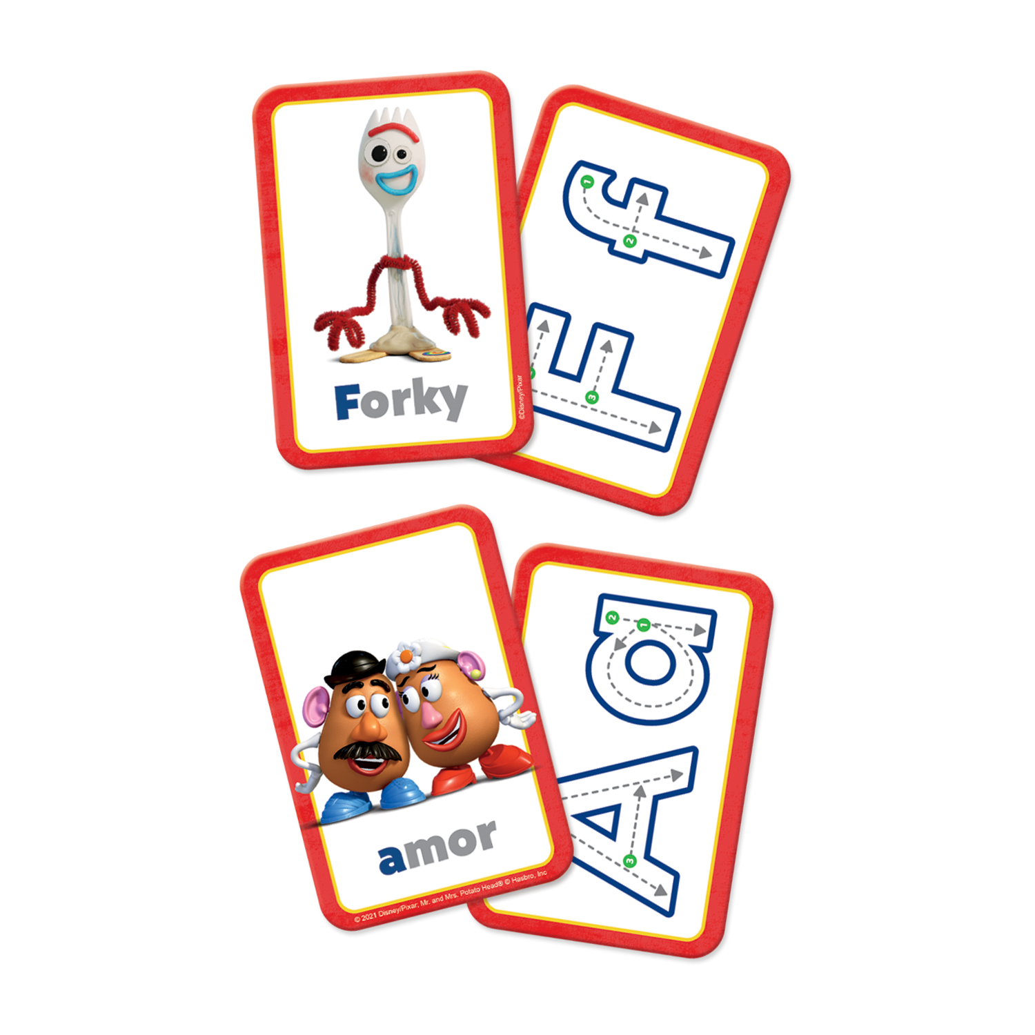 Foto 3 pulgar | Flashcards Alfabeto Toy Story - Novelty Multicolor