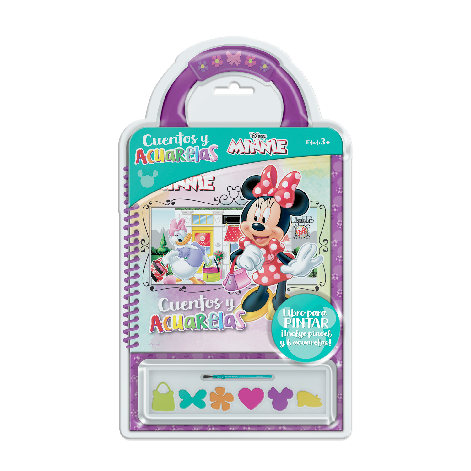Libro de Cuentos y Acuarelas Disney Minnie - Novelty Multicolor