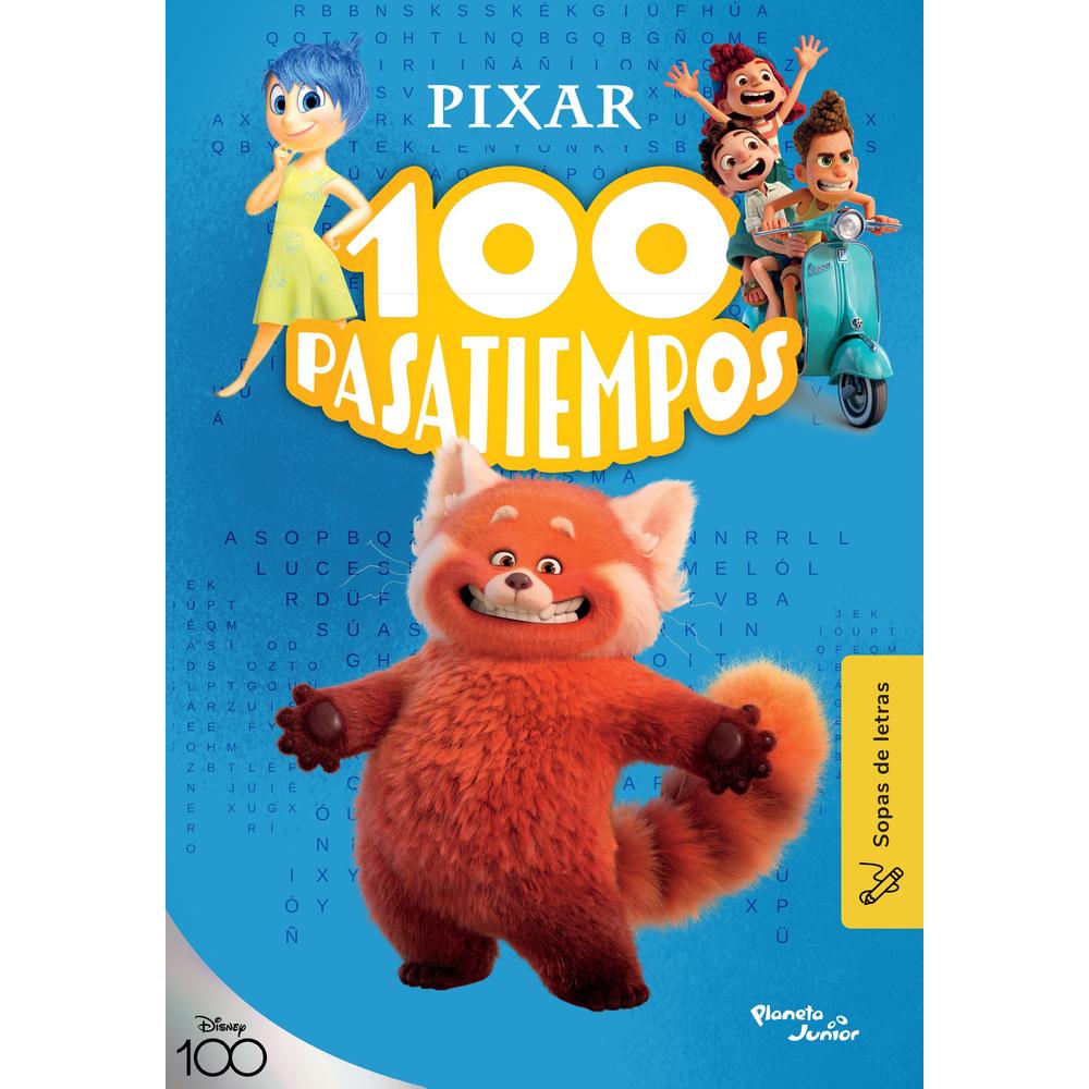 Libro 100 Pasatiempos Sopas de Letras Pixar