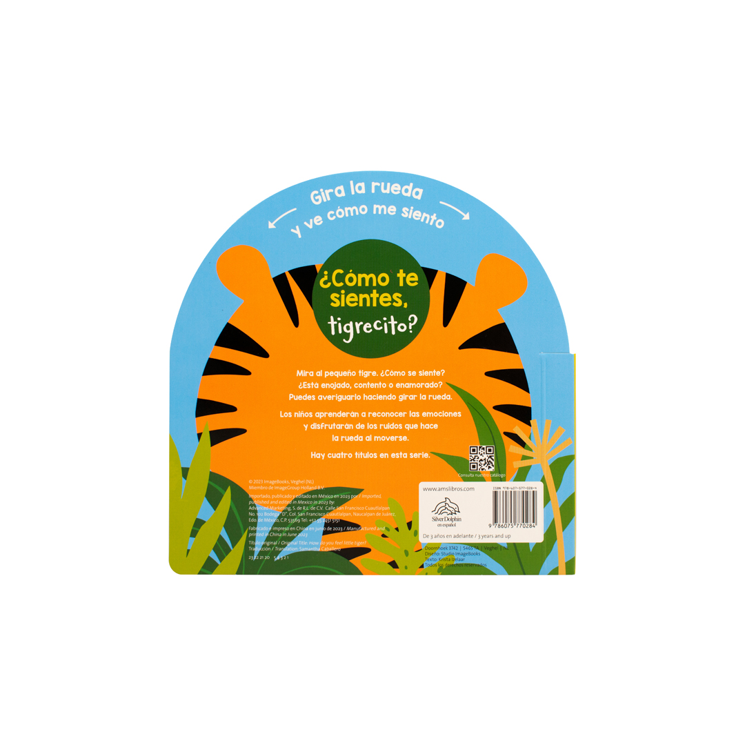 Foto 5 pulgar | Cuento Infantil:gira La Rueda Y Ve Como Me Siento ¿cómo Te Sientes Tigrecito?