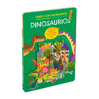 Foto 1 | Libro Infantil Didáctico Con Escenarios: Dinosaurios