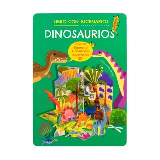 Foto 3 | Libro Infantil Didáctico Con Escenarios: Dinosaurios