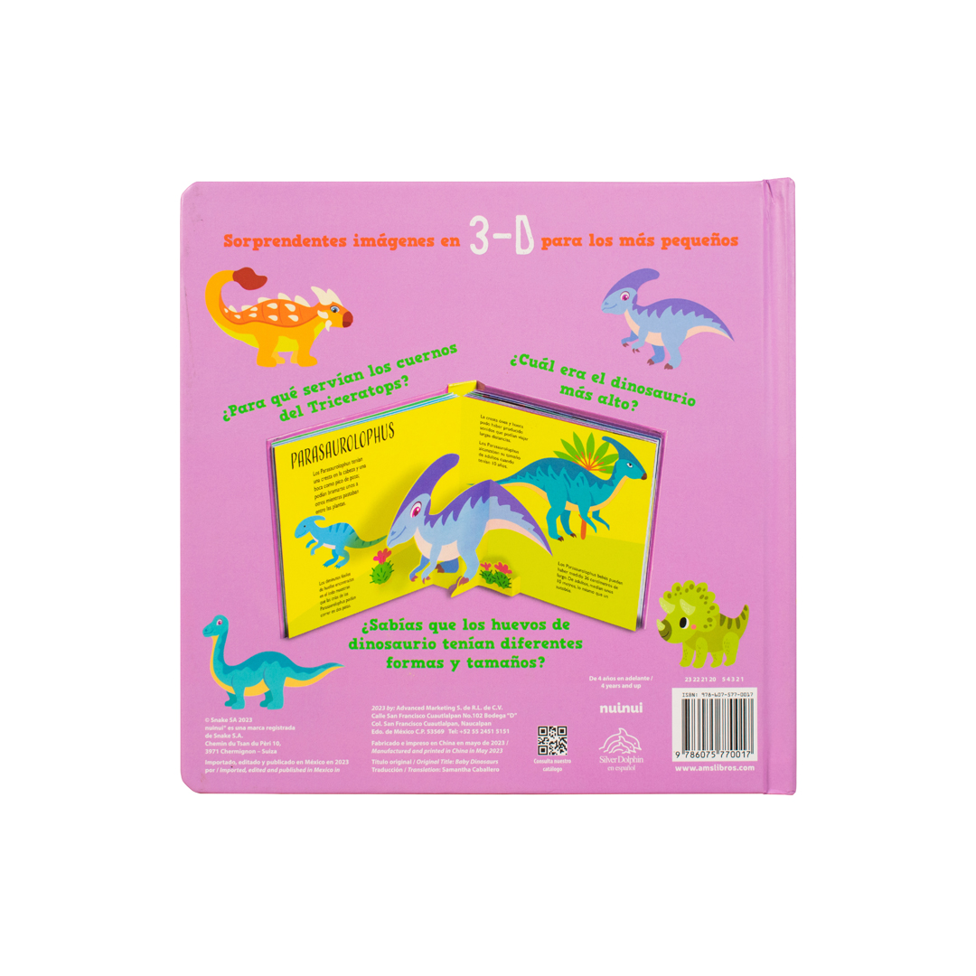 Foto 5 pulgar | Libro Infantil Increible En 3d Pop-up: Dinosaurios Bebes