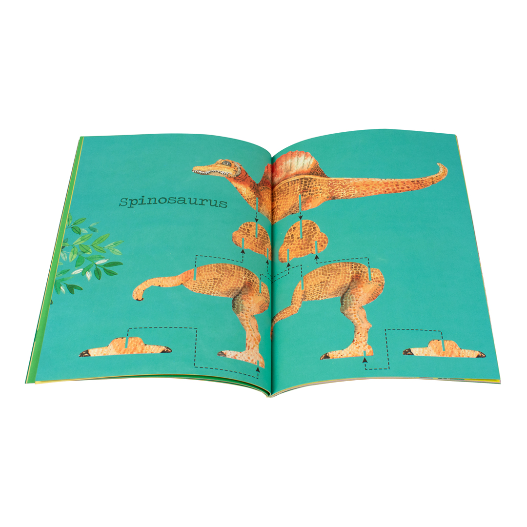Foto 3 pulgar | Libro Infantil: 4 Modelos 3d Libro De Dinosaurios