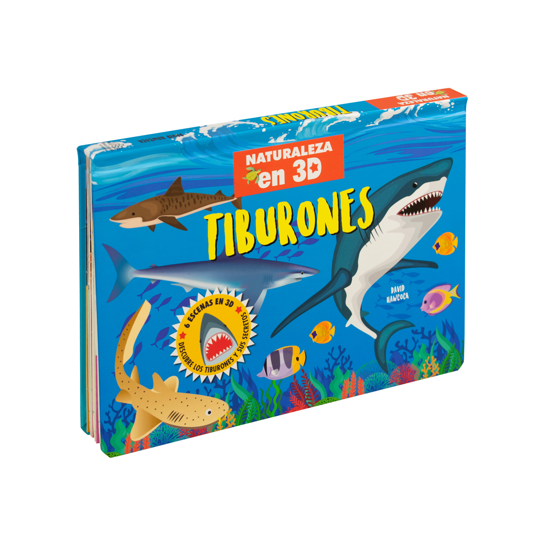 Libro Infantil: Naturaleza En 3d Pop-up: Tiburones