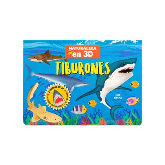 Foto 3 | Libro Infantil: Naturaleza En 3d Pop-up: Tiburones