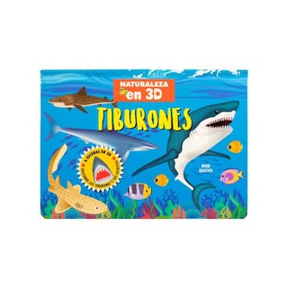Foto 3 | Libro Infantil: Naturaleza En 3d Pop-up: Tiburones
