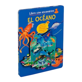Foto 1 | Libro Infantil Didáctico Con Escenarios: El Oceáno