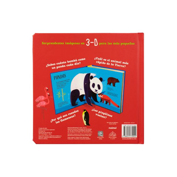 Foto 5 pulgar | Libro Infantil: Increible En 3d Pop-up: Animales Salvajes