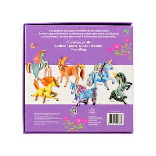 Foto 3 | Libro Infantil Con Actividades Para Construir Unicornios En 3d 0685071047682