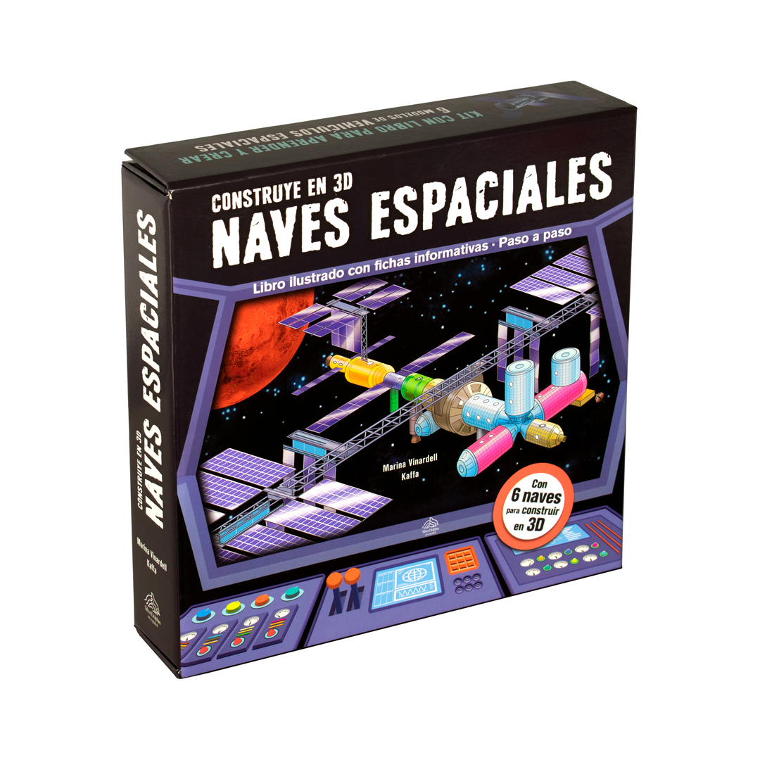 Libro Infantil Con Actividades Para Construir Naves Espaciales En 3d