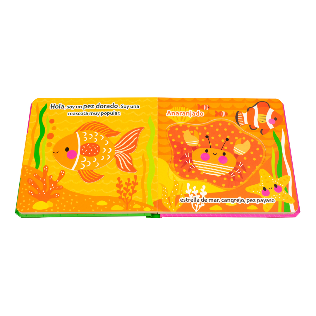 Foto 3 pulgar | Libro Infantil con Relieve Colores Silver Dolphin