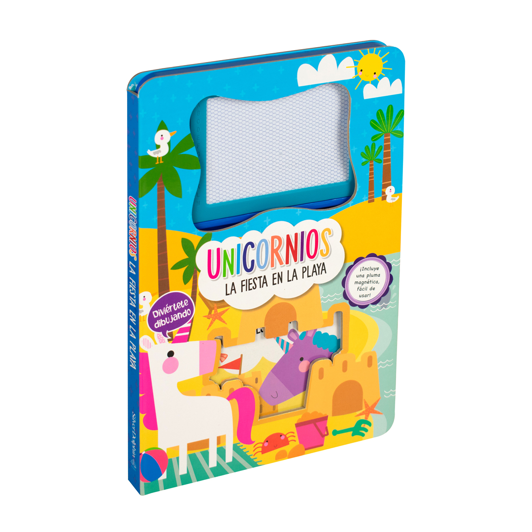 Foto 1 | Libro Infantil Diviértete Dibujando Unicornios: La Fiesta en la Playa