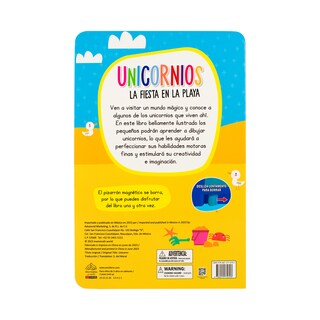 Foto 4 | Libro Infantil Diviértete Dibujando Unicornios: La Fiesta en la Playa