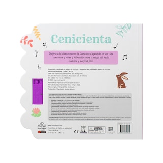 Foto 4 | Libro Infantil: Cenicienta con 10 Botones y Sonido