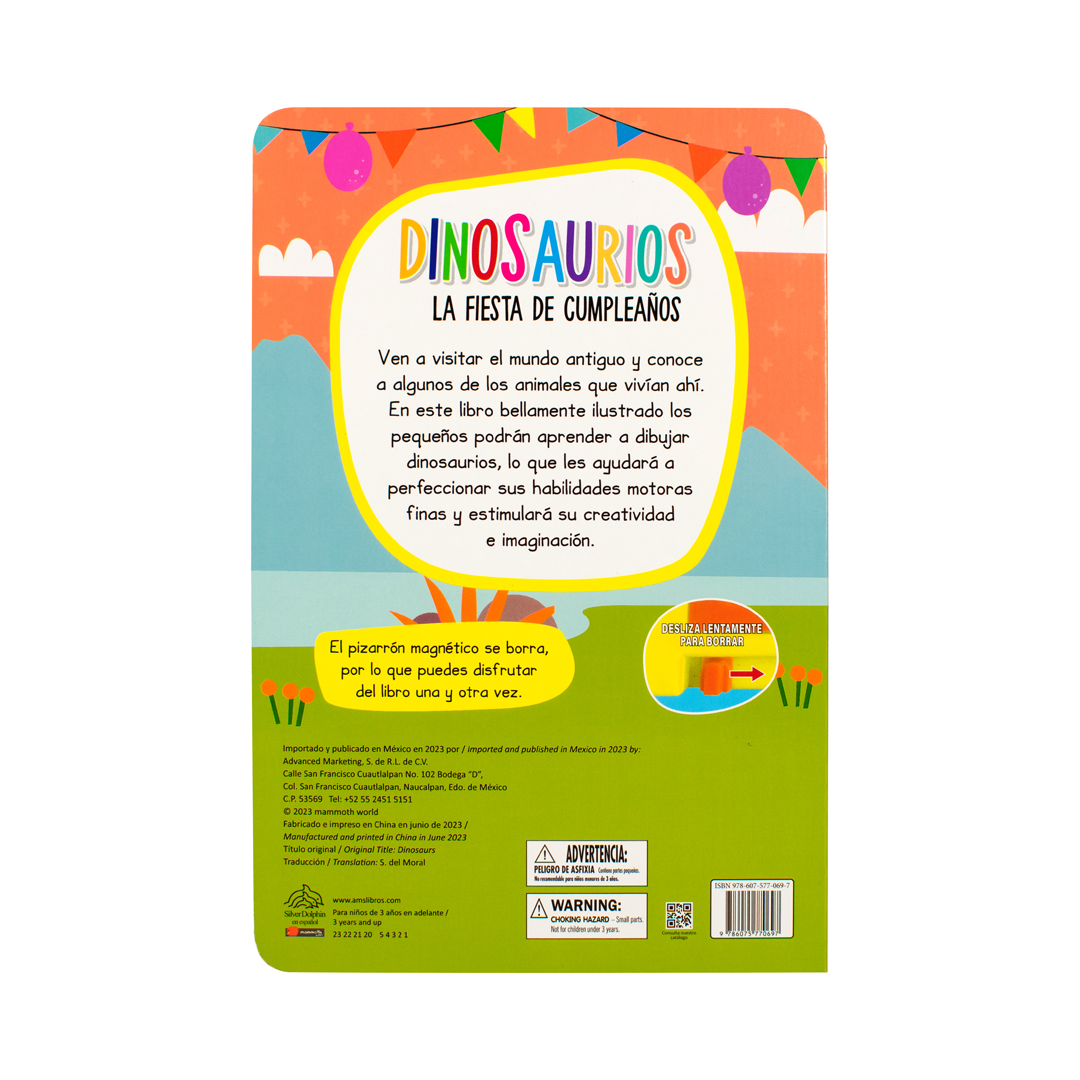 Foto 4 | Libro Infantil Diviértete Dibujando Dinosaurios: La Fiesta De Cumpleaños