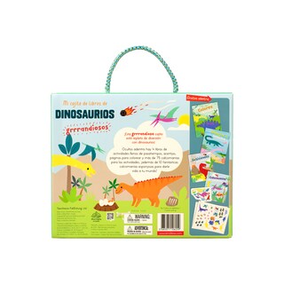 Foto 4 | Libro Infantil con Actividades y Calcomanías: Mi Cajita de Libros de Dinosaurios Grrrandiosos