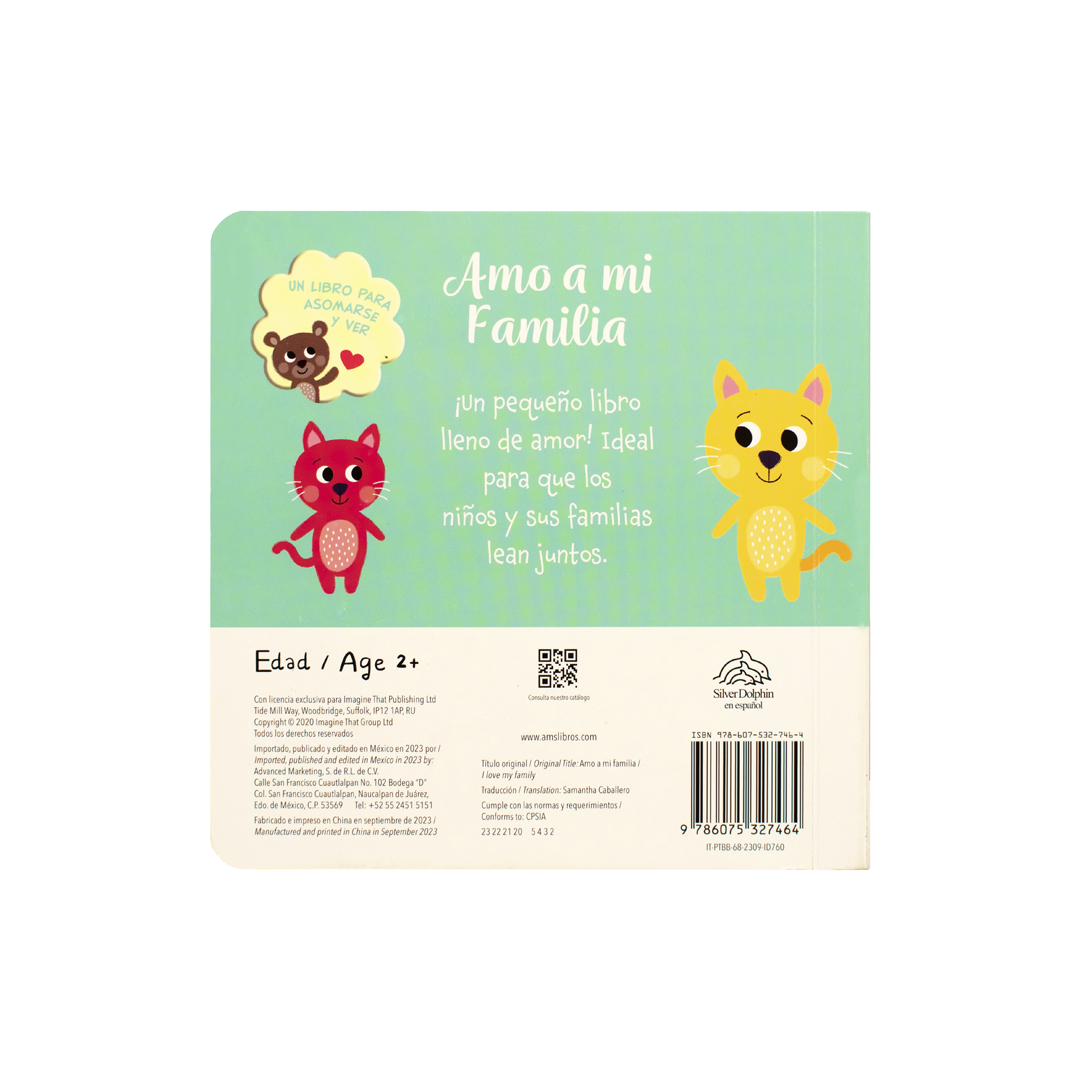 Foto 5 pulgar | Cuento Infantil para Asomarse y Ver: Amo a Mi Familia
