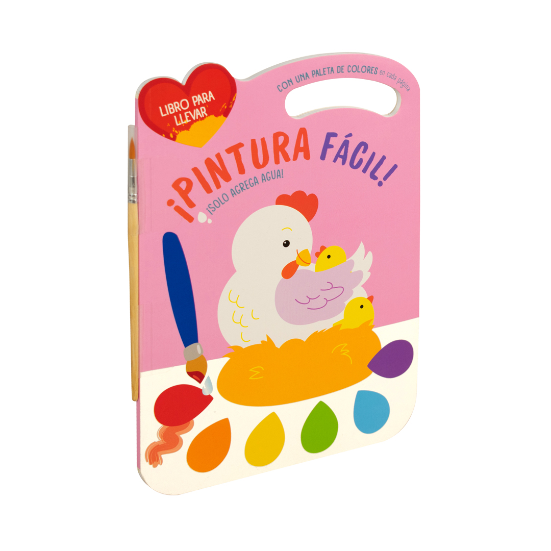 Libro Para Colorear: Pintura Fácil Gallina