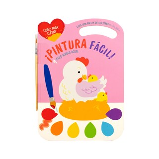 Foto 3 | Libro Para Colorear: Pintura Fácil Gallina