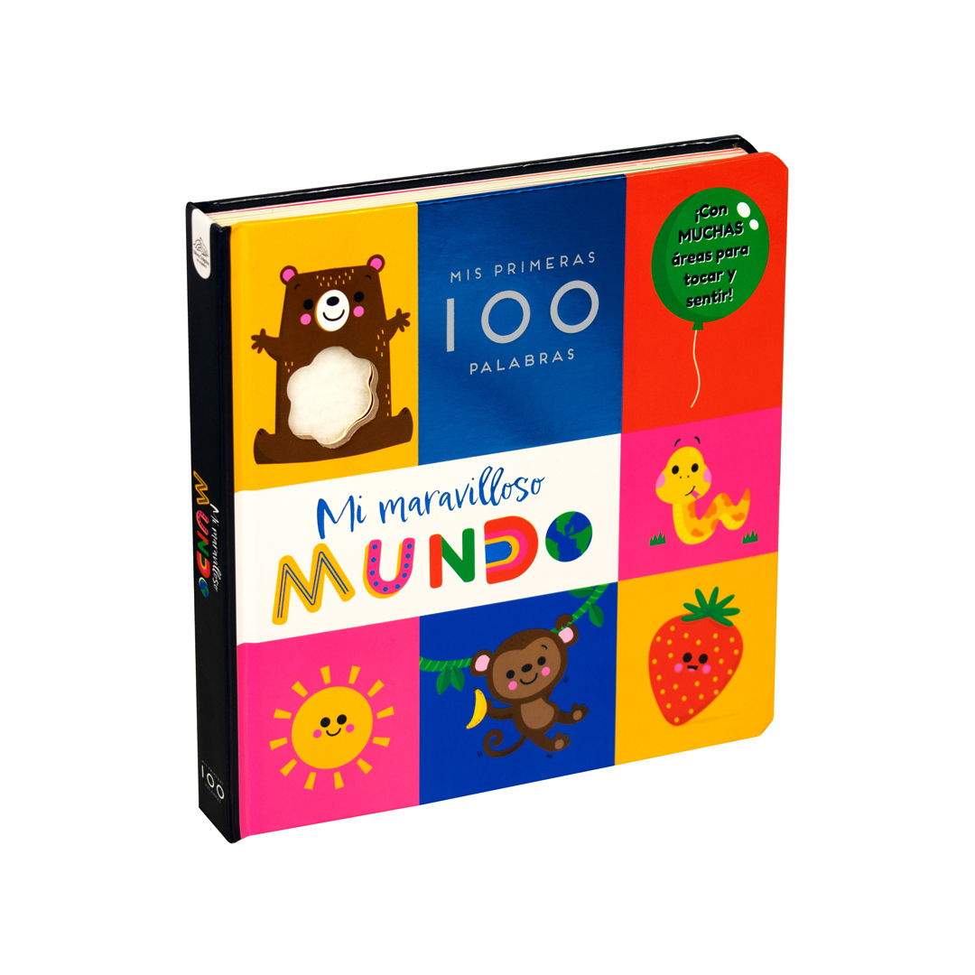 Foto 1 | Libro Infantil Con Texturas: Mis Primeras 100 Palabras- Mi Maravilloso Mundo