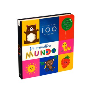 Foto 1 | Libro Infantil Con Texturas: Mis Primeras 100 Palabras- Mi Maravilloso Mundo