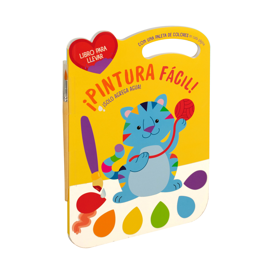 Foto 2 pulgar | Libro Para Colorear: Pintura Fácil Gato