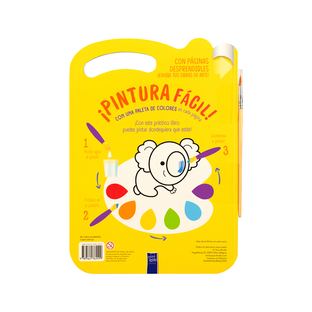 Foto 5 pulgar | Libro Para Colorear: Pintura Fácil Gato