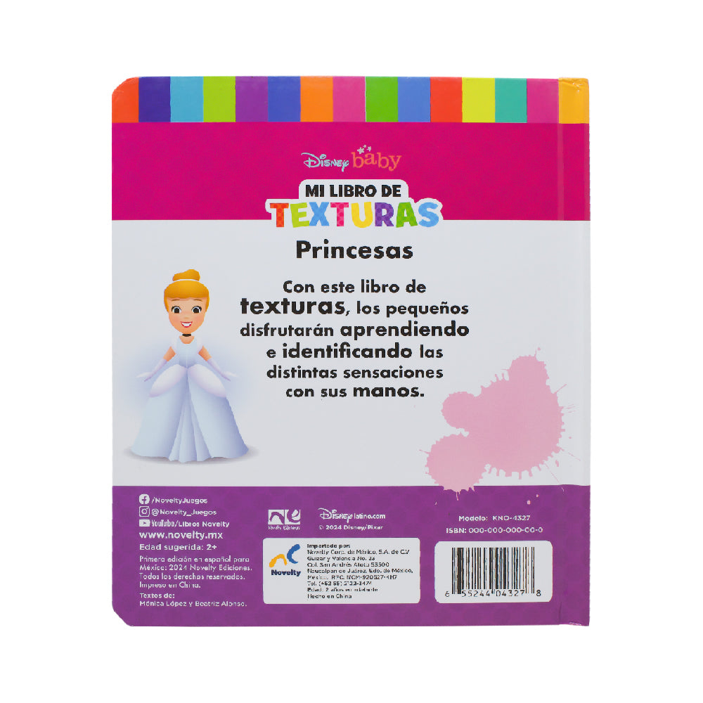 Foto 3 | Mi Primer Libro De Texturas Baby Disney Princesas