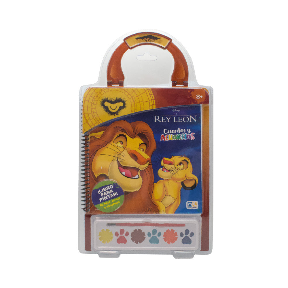 Libro Infantil Cuentos Y Acuarelas Rey León Novelty