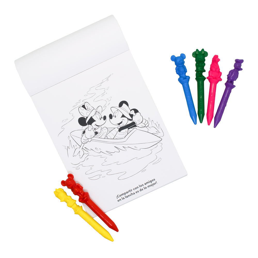 Foto 3 pulgar | Libro De Cuentos Y Crayones Mickey Novelty