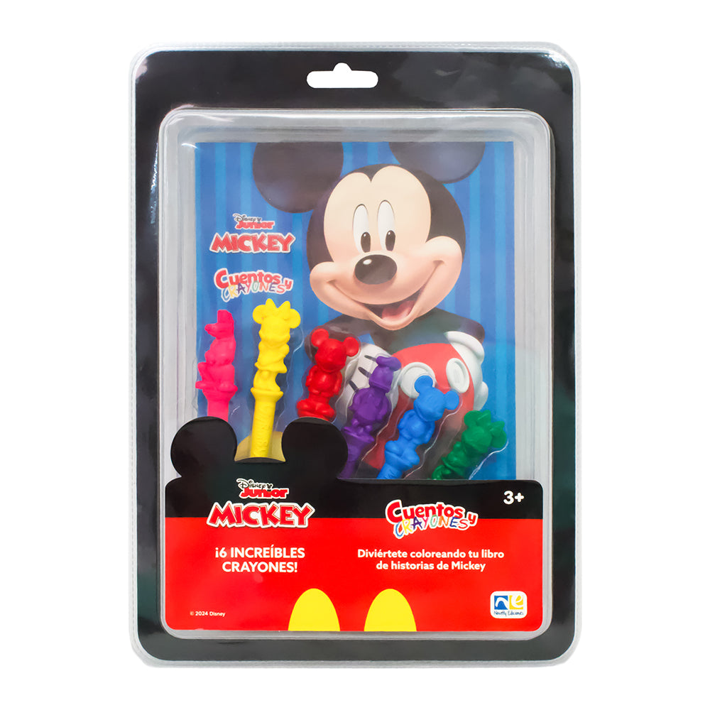 Foto 7 pulgar | Libro De Cuentos Y Crayones Mickey Novelty