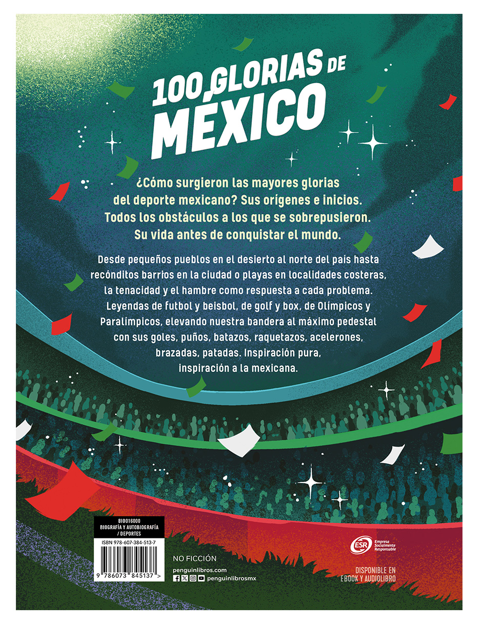 Foto 3 pulgar | Libro 100 Glorias De México De Niños A Campeones Editorial Ediciones B - Alberto Lati