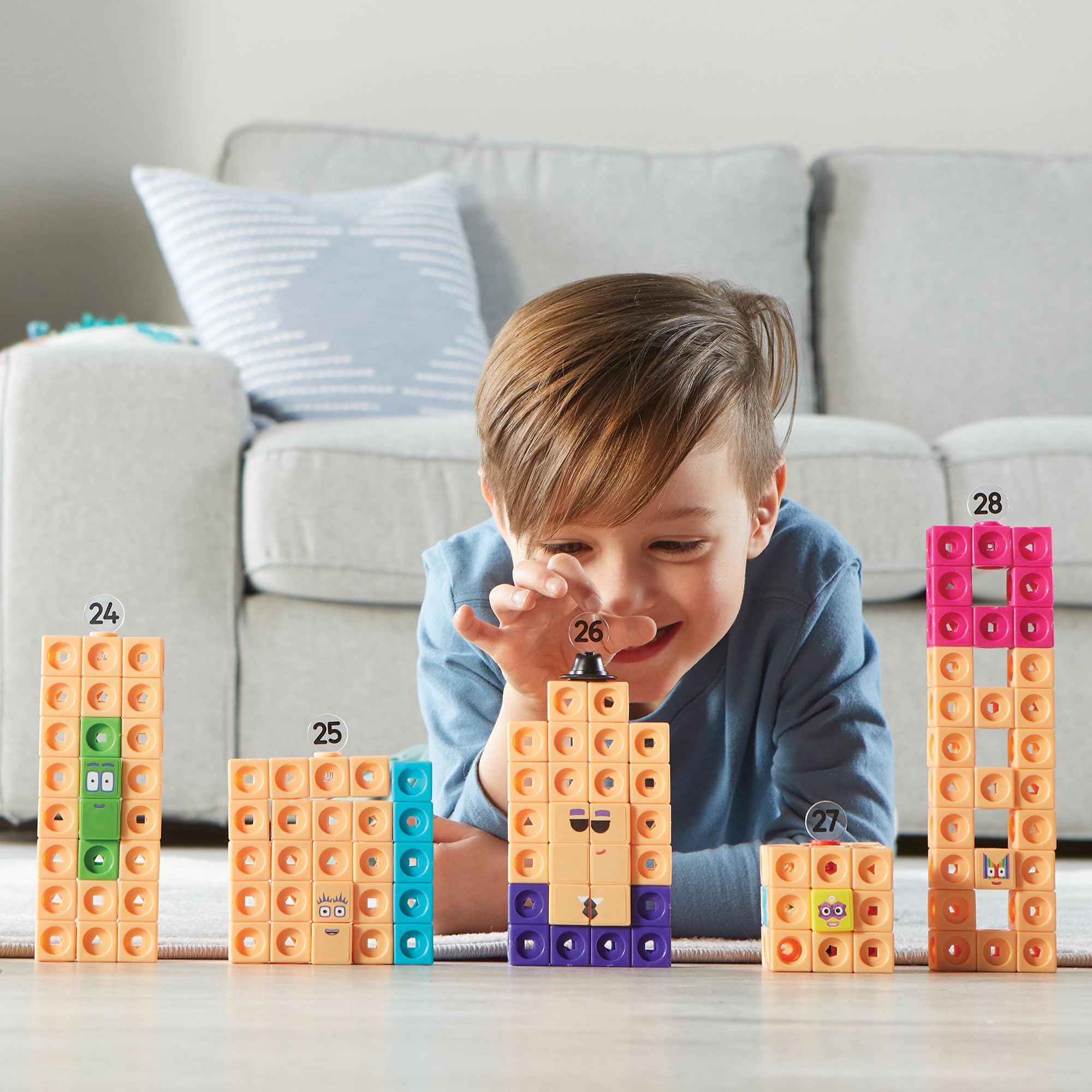 Foto 5 pulgar | Conjunto De Actividades Hand2mind Mathlink Cubes Numberblocks 21-30 - Venta Internacional.