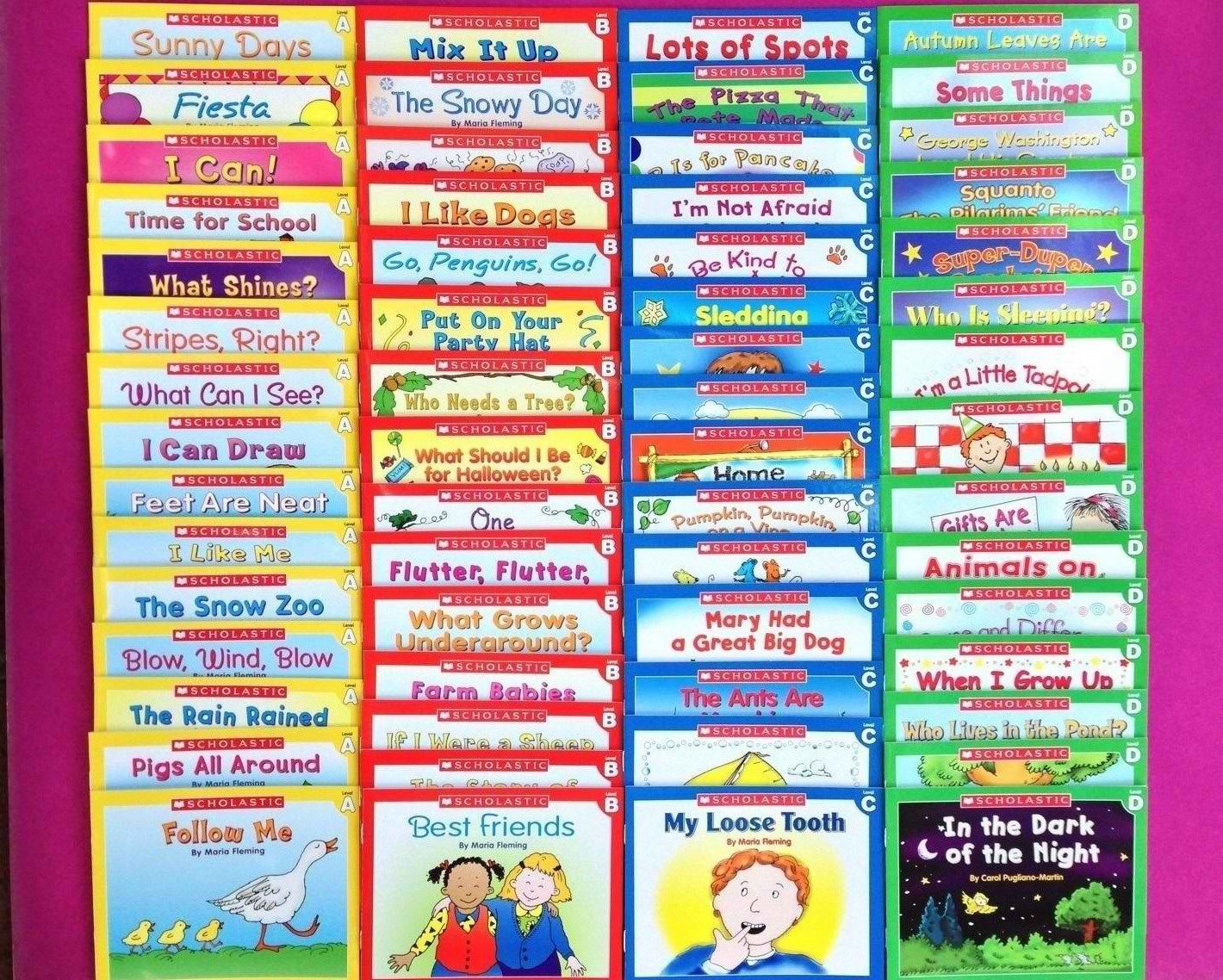 Set De Libros Para Niños En Edad Escolar Aprenden A Leer 60 Libros De Primer Grado - Venta Internacional. $949