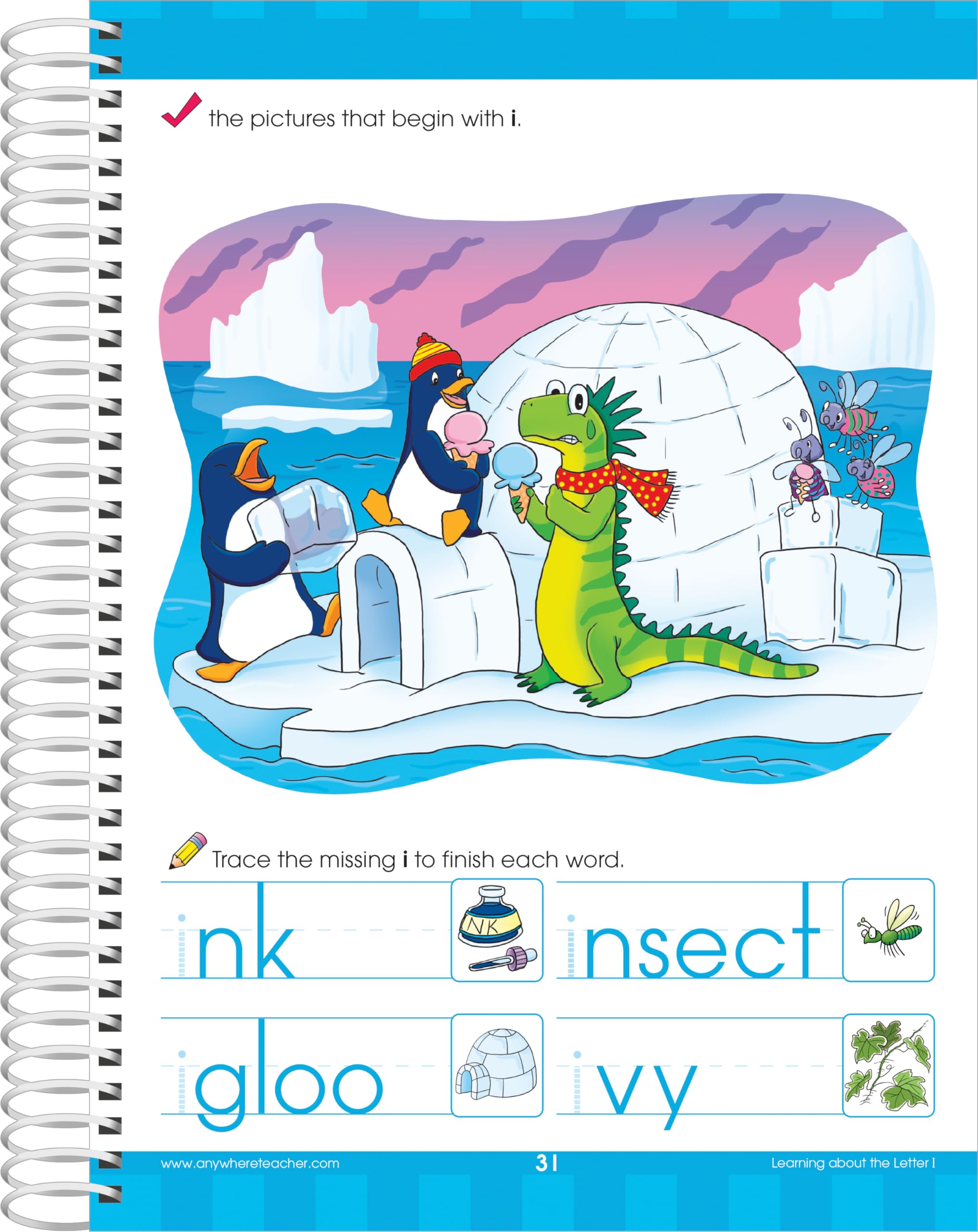Foto 4 pulgar | Cuaderno De Trabajo School Zone Big Kindergarten, 320 Páginas, En Espiral - Venta Internacional.