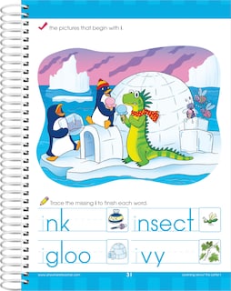 Foto 3 | Cuaderno De Trabajo School Zone Big Kindergarten, 320 Páginas, En Espiral - Venta Internacional.