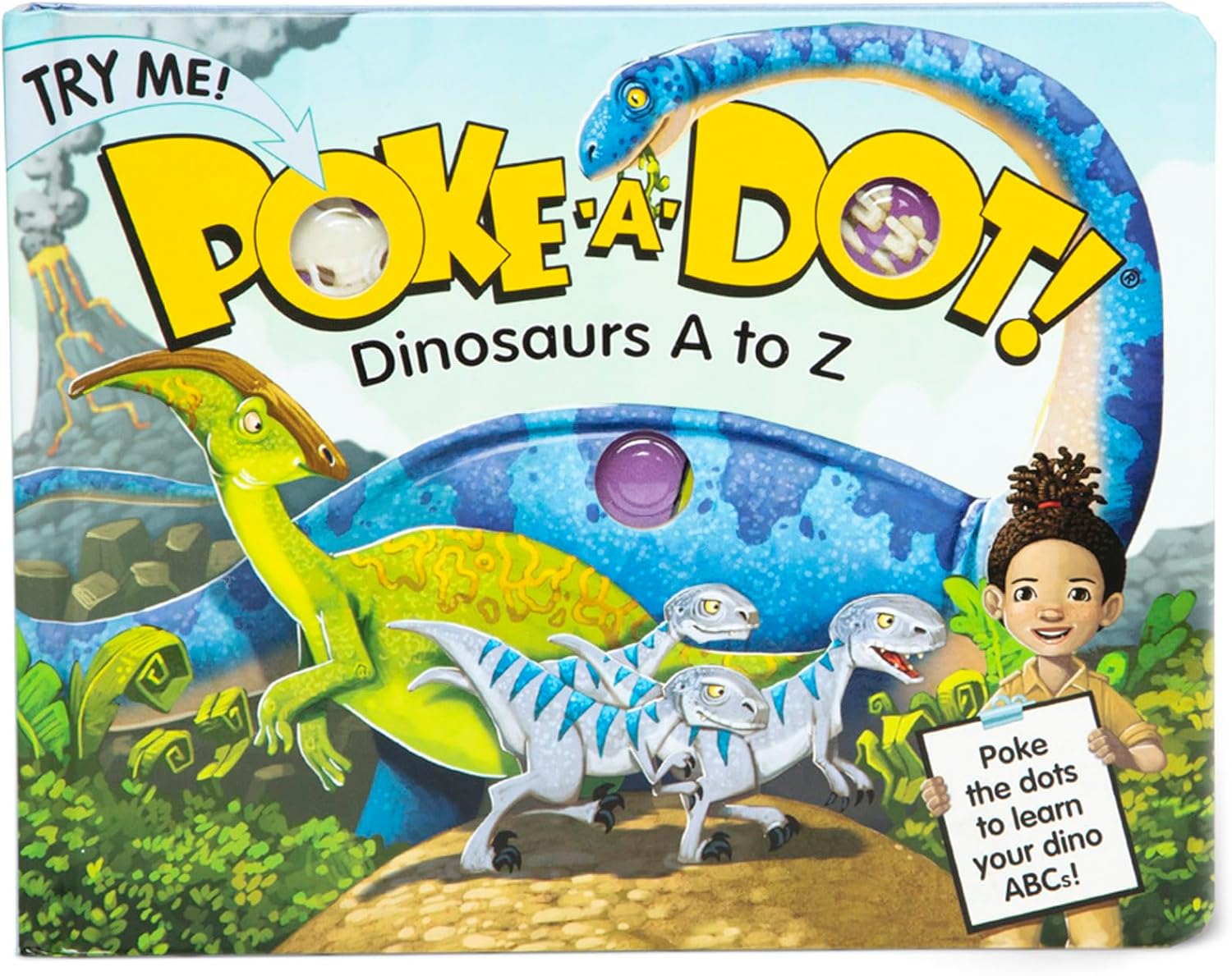 Foto 1 | Melissa & Doug Poke-a-dot En Inglés Dinosaurios De La A-z