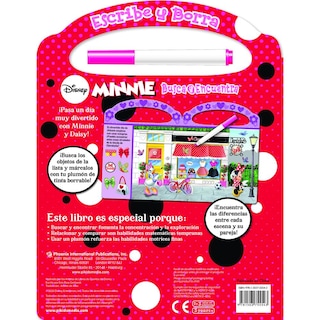 Foto 2 | Minnie Mouse: Escribe Y Borra, Busca Y Encuentra