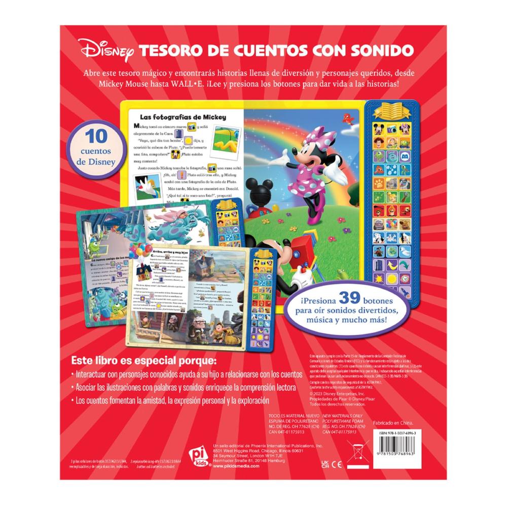 Foto 2 | Disney: Tesoro De Cuentos Con Sonido